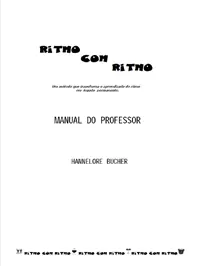 Ritmo com Ritmo ( Manual do Professor)